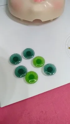 Кукла diy туалетный аксессуары 14 мм смола глаза Плесень Для blyth