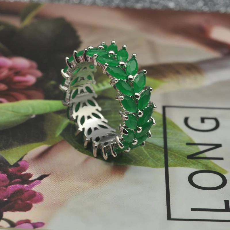 HIBRIDE новые модные ювелирные изделия из Дубая женские кольца AAA кубический