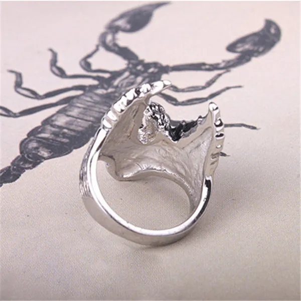 MANGOSKY фунтов Новый Орел животных обруч кольцо в старинное серебро и бронза цвет