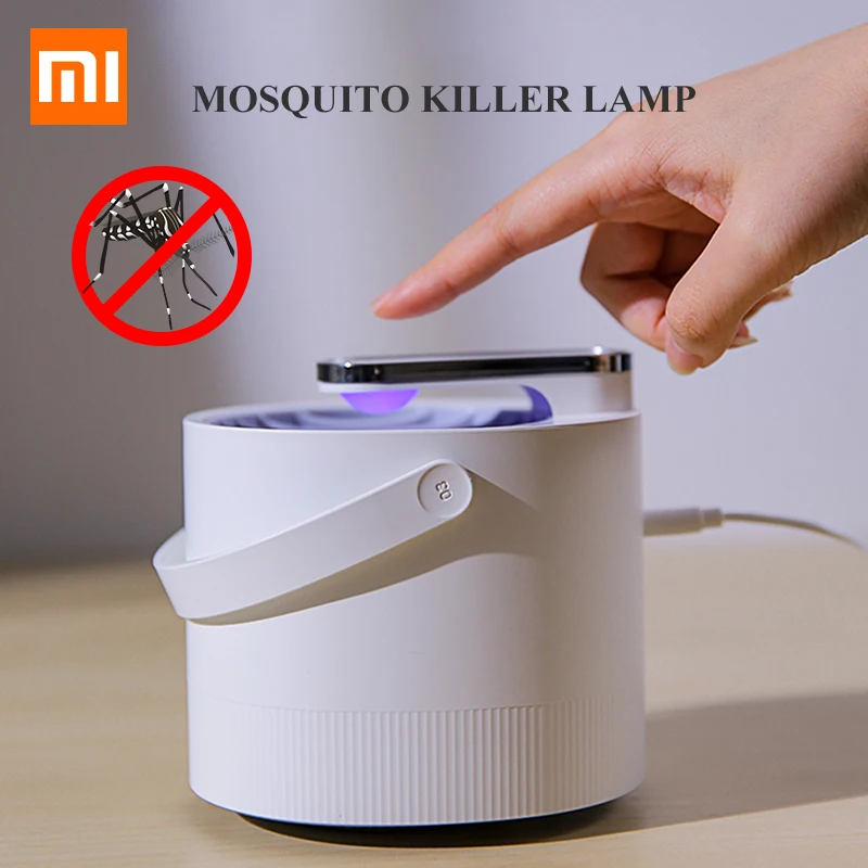 Новейшая Xiaomi Mijia лампа-убийца комаров USB Электрический фотокаталитический репеллент против комаров лампа-ловушка для насекомых УФ умный светильник