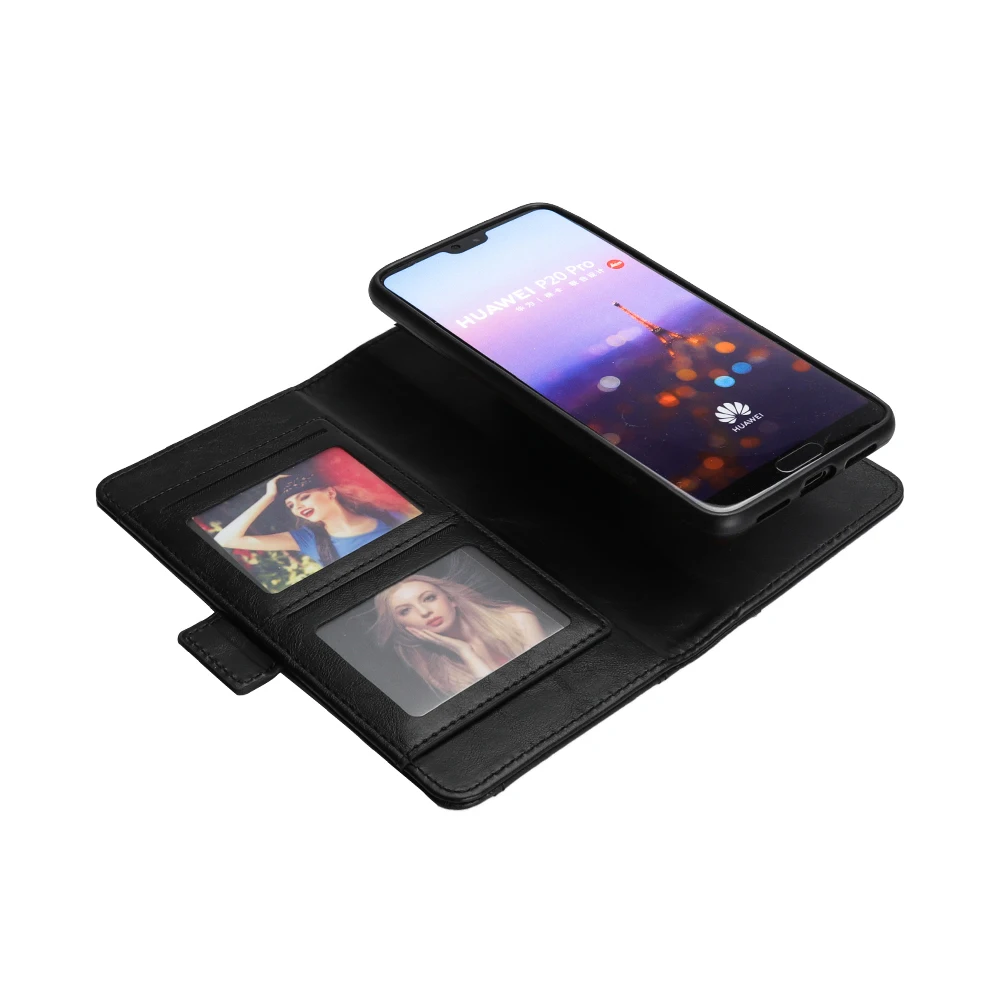 2 в 1 флип чехол для Huawei P20 Pro P20 плюс роскошный Съемный кожаный чехол для Huawei P20 Чехол подставка держатель телефона EEMIA