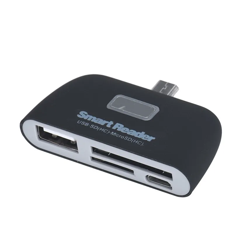 Micro USB 3 в 1 устройство для чтения карт памяти по лучшей цене адаптер USB/TF/SD Samsung Galaxy