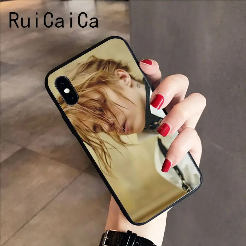 RuiCaiCa Россия рэппер Фараон мягкий черный чехол для телефона iPhone 8 7 6 6S 6plus X XS MAX 5 5S SE