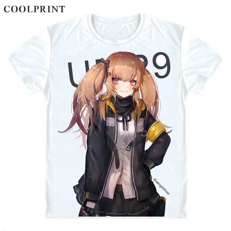 UMP45 игровая футболка для девочек с принтом из аниме Doujinshi Повседневная косплея