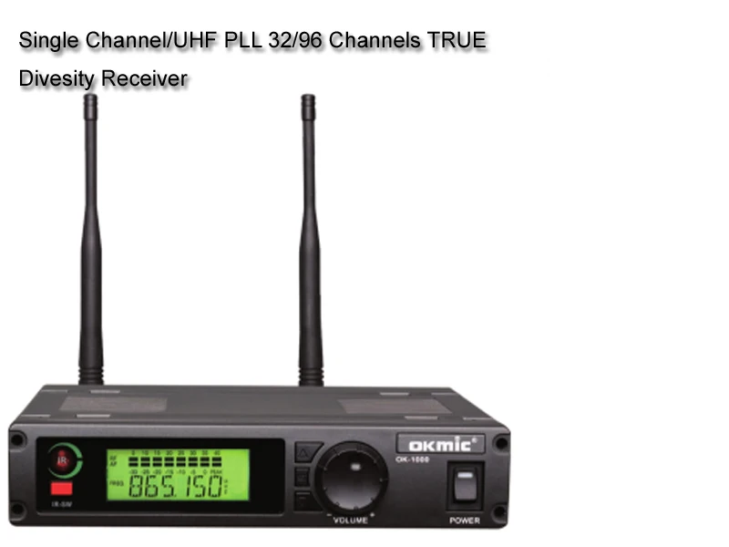 Хит продаж Профессиональная Беспроводная микрофонная система OK 1000 2H UHF/PLL 32/96
