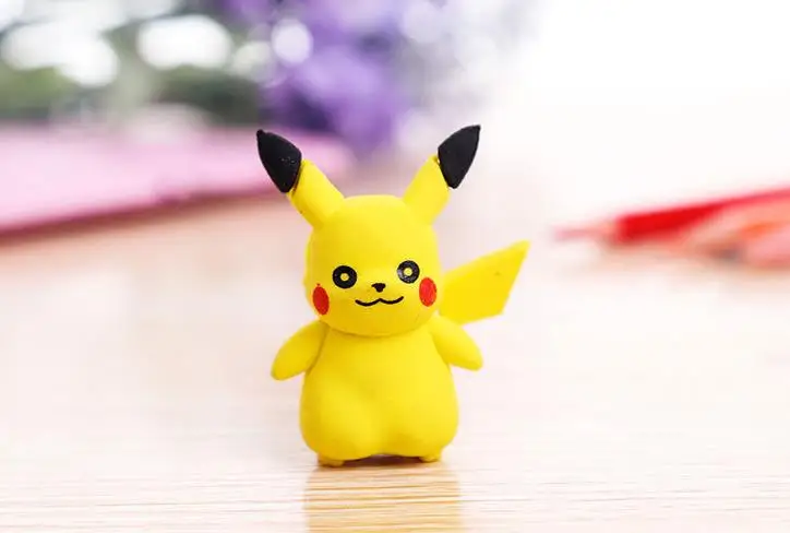 2 шт. Kawaii милый анимация вокруг животных желтый ластик канцелярский карандаш резиновый ластик для студентов детские подарки школьные офисные принадлежности