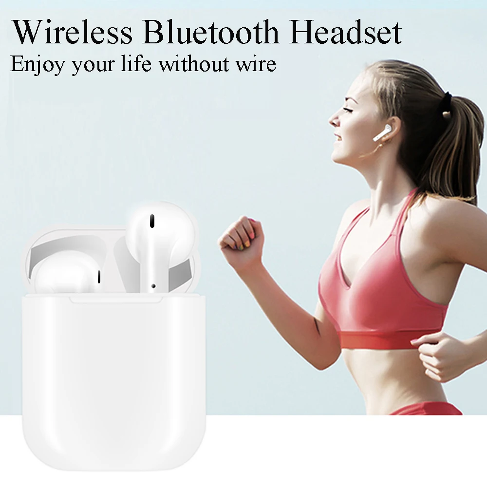 Новинка i18tws беспроводные Bluetooth наушники с двойным вызовом Touch 5,0 спортивные наушники-вкладыши pk наушники стерео наушники микрофон для iphone