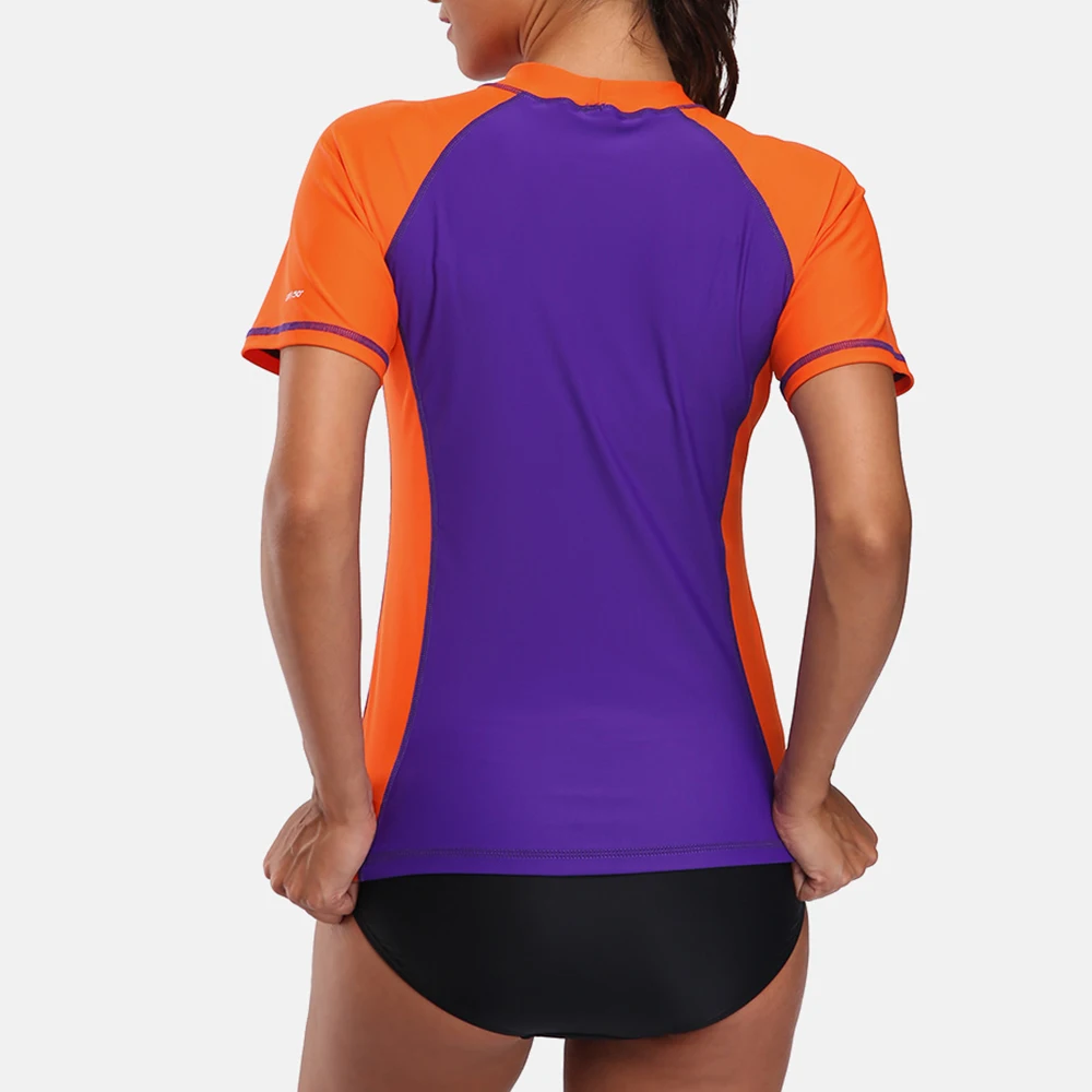 Женские рубашки с коротким рукавом Anfilia Rashguard одежда для плавания топ серфинга
