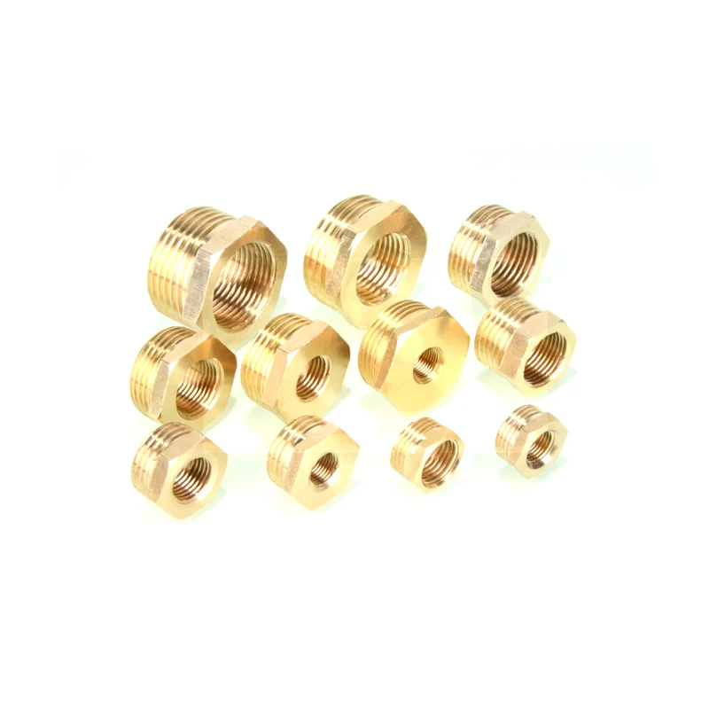 Латунный фитинг для шлангов шестигранный редуктор втулка M/F 1/8 &quot1/4&quot 3/8 &quot1/2&quot