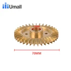 QB70 латунный медный самовсасывающий усилитель, импеллер, электрическая струйная центрифуга в сборе, комплект для двигателя 0,75 л. С., водяные насосы, импеллеры