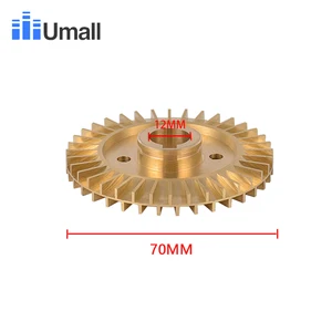 QB70 латунный медный самовсасывающий усилитель, импеллер, электрическая струйная центрифуга в сборе, комплект для двигателя 0,75 л. С., водяные насосы, импеллеры