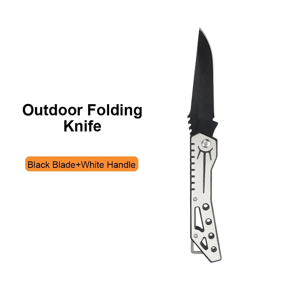Silver Hunting Knife JelBo Мини Портативный черный карманный нож складной нож ручной инструмент охотничий кемпинг Karambit для выживания на открытом воздухе ножи - Цвет: Silver Hunting Knife