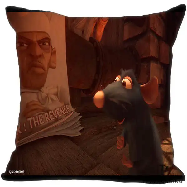 Square Pillowcases Заказная декоративная наволочка рататуиль аудио квадратная Наволочка на молнии 35X35,40x40,45x45 см(одна сторона) 80527-21-05 - Цвет: Square Pillowcases