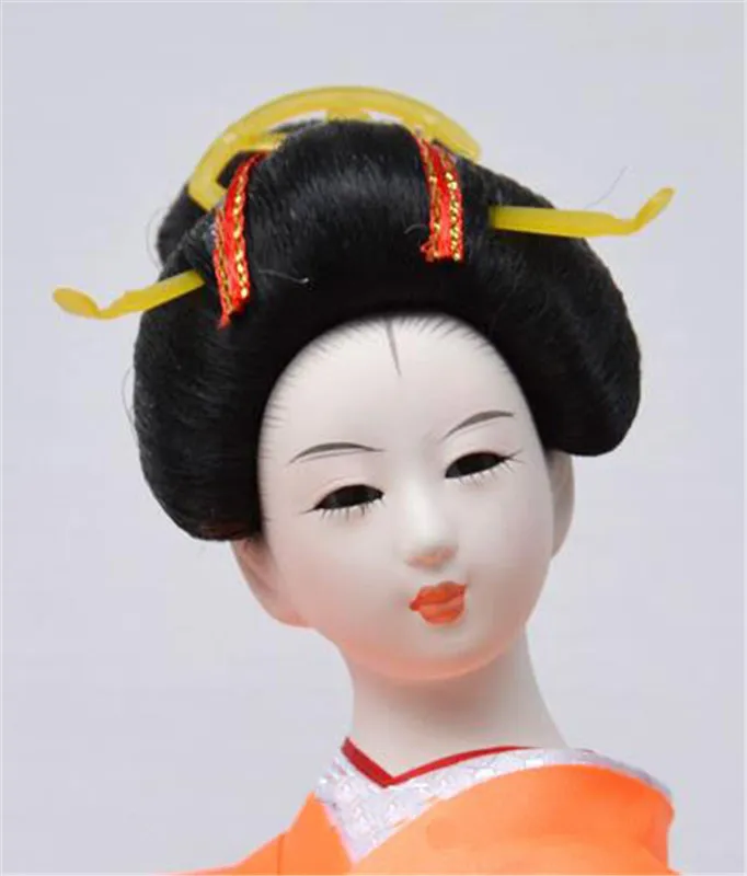 Милые аксессуары фигурка кимоно гейши куклы с фанатами поделки для дома и