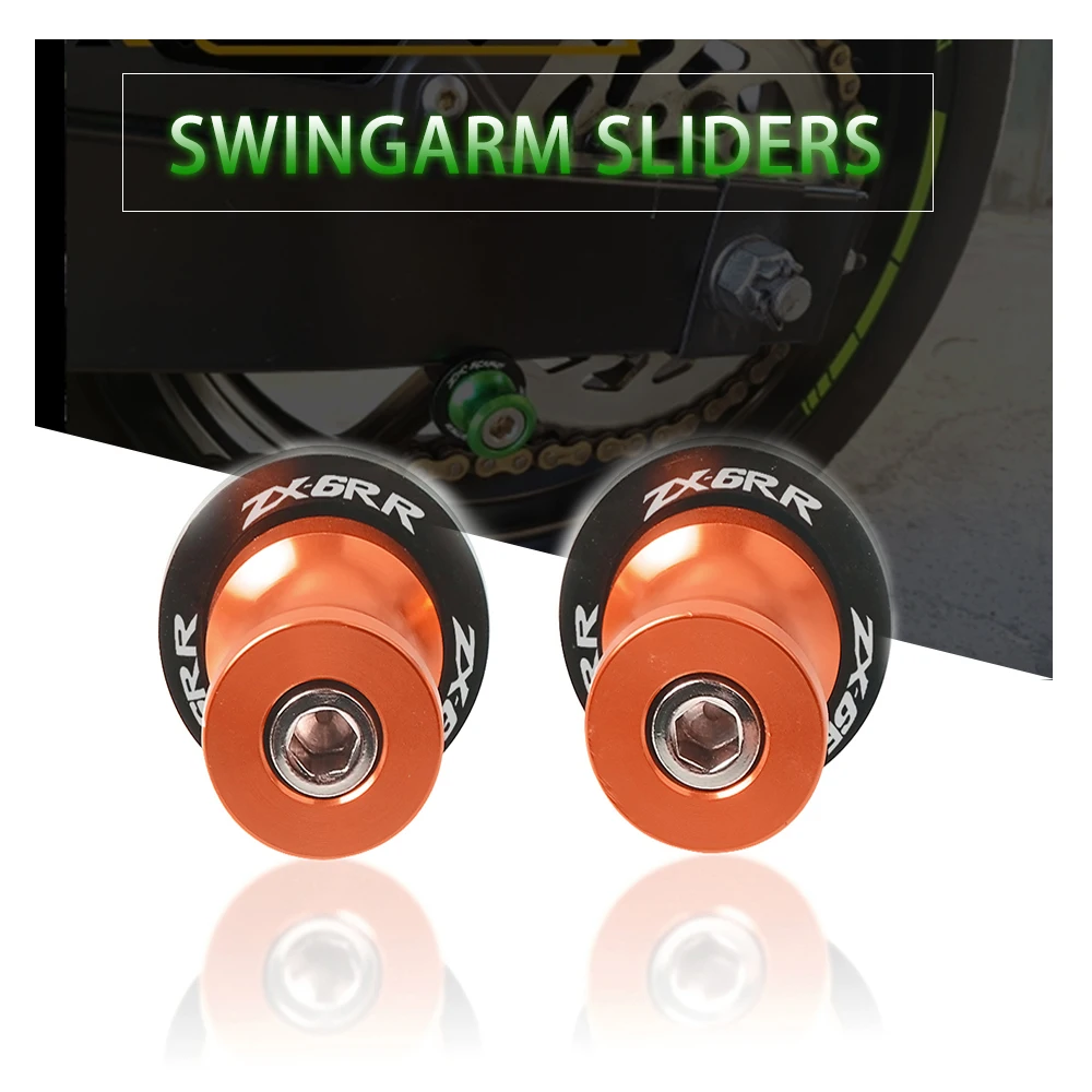 Слайдеры мотоцикла Swingarm катушки подставка слайдер для KAWASAKI ZX6R ZX 6 R 6r 2003 2004 2005 2006 2007
