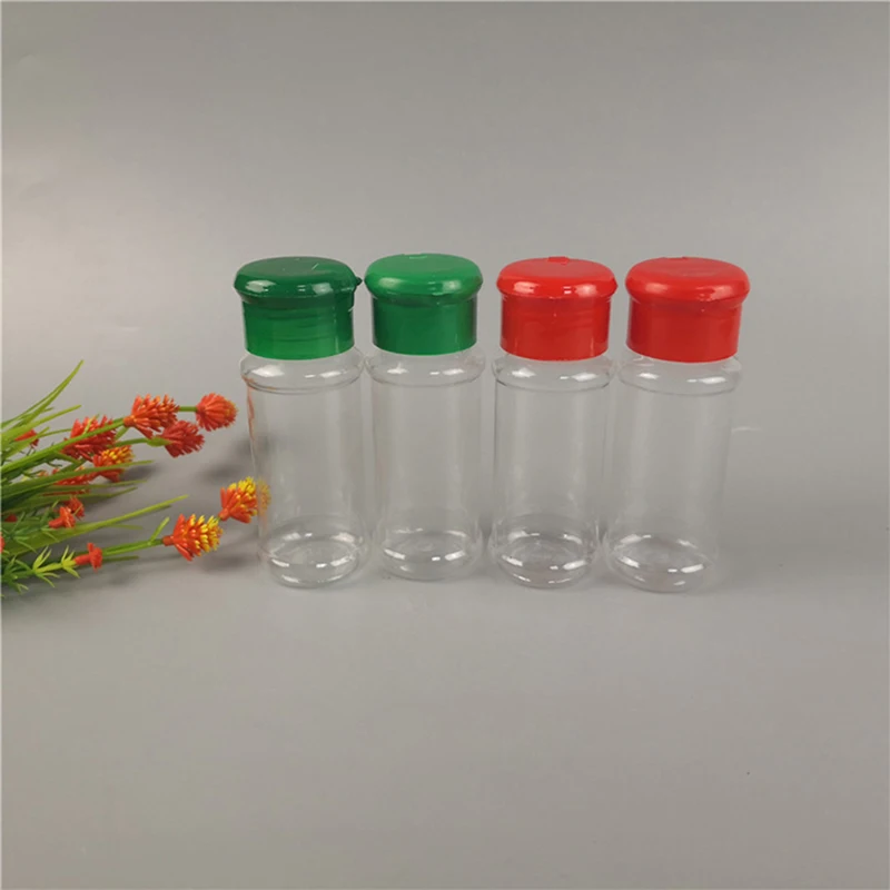 2 шт./компл. пластиковая соль перцовое масло с уксусом шейкер банка Прозрачный