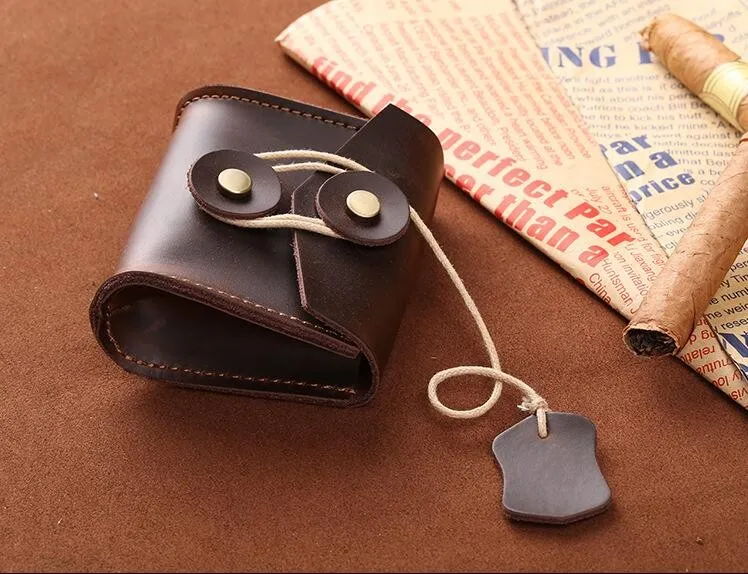 Унисекс кошелек для монет из натуральной кожи оригинал ручная работа Воловья