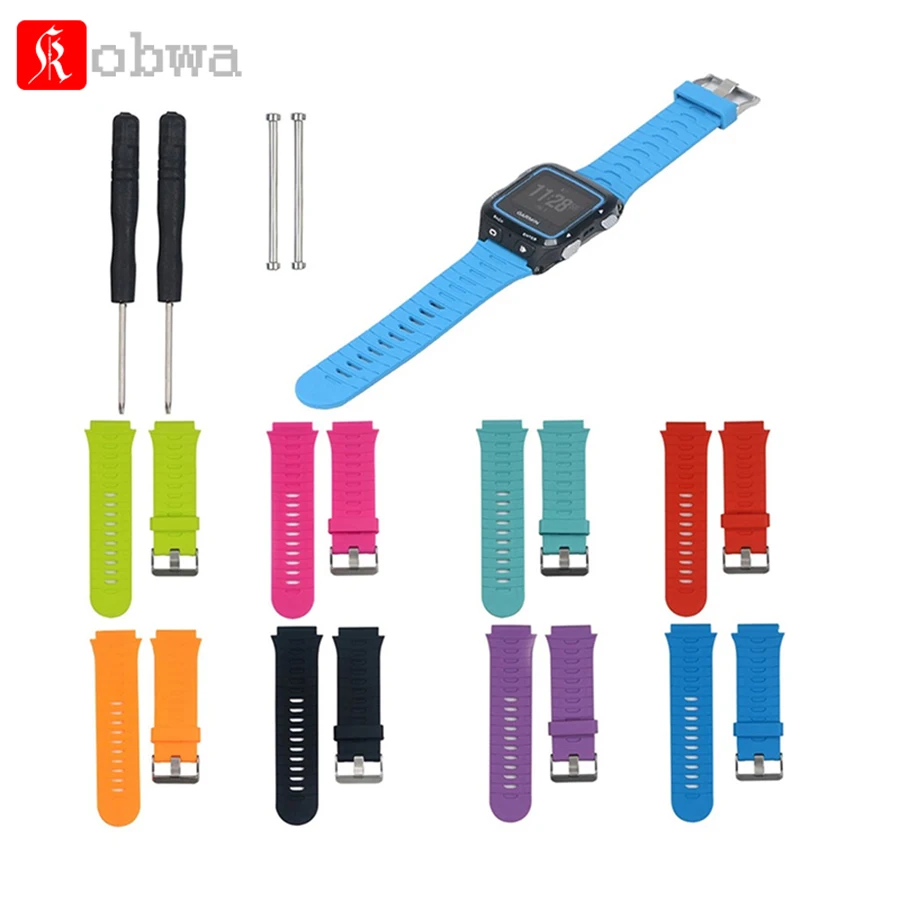 Аксессуары для часов ремешок мягкий силиконовый наручных сменный Garmin Forerunner 920XT