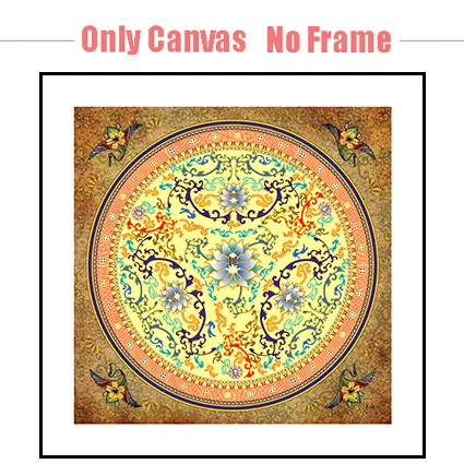 Buddha Painting Тибетский тангка Мандала художественные картины Будда художественные настенные картины Домашний декор культура духовный холст живопись религия холст искусство - Цвет: Buddha Painting