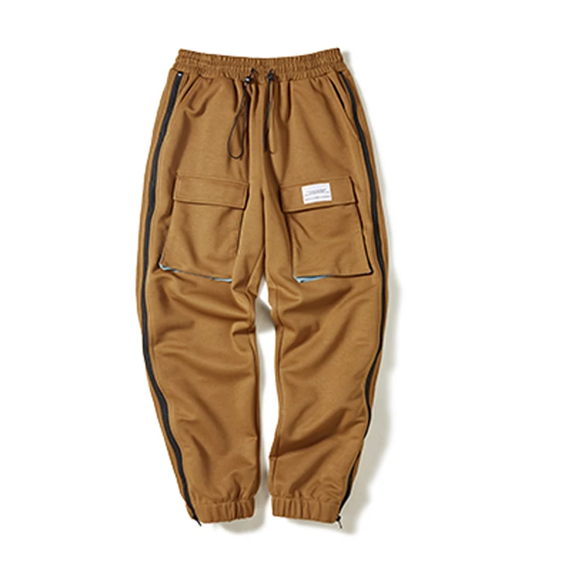 Мужские шаровары с несколькими карманами повседневные брюки карго в стиле хип