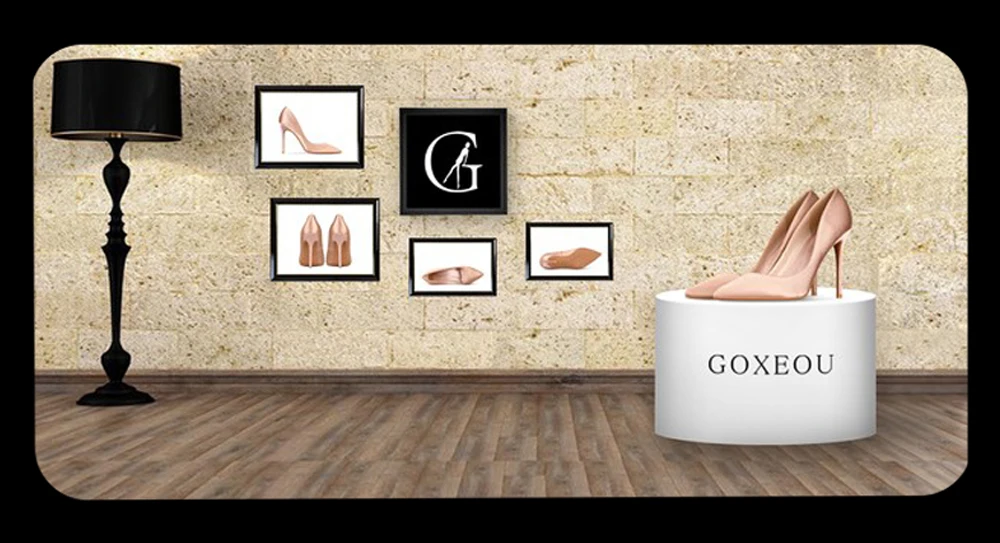 GOXEOU/; женская обувь; пикантные туфли на высоком тонком каблуке с острым носком без застежки; шелковые свадебные офисные туфли ручной работы; ; size32-46