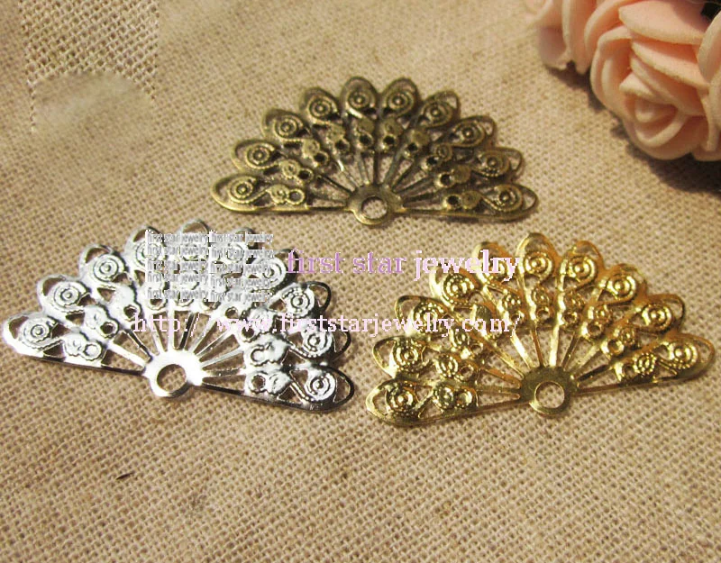 21 * 38 мм разъем филигрань серебро / бронза три цвета вы можете выбрать 100 шт. |