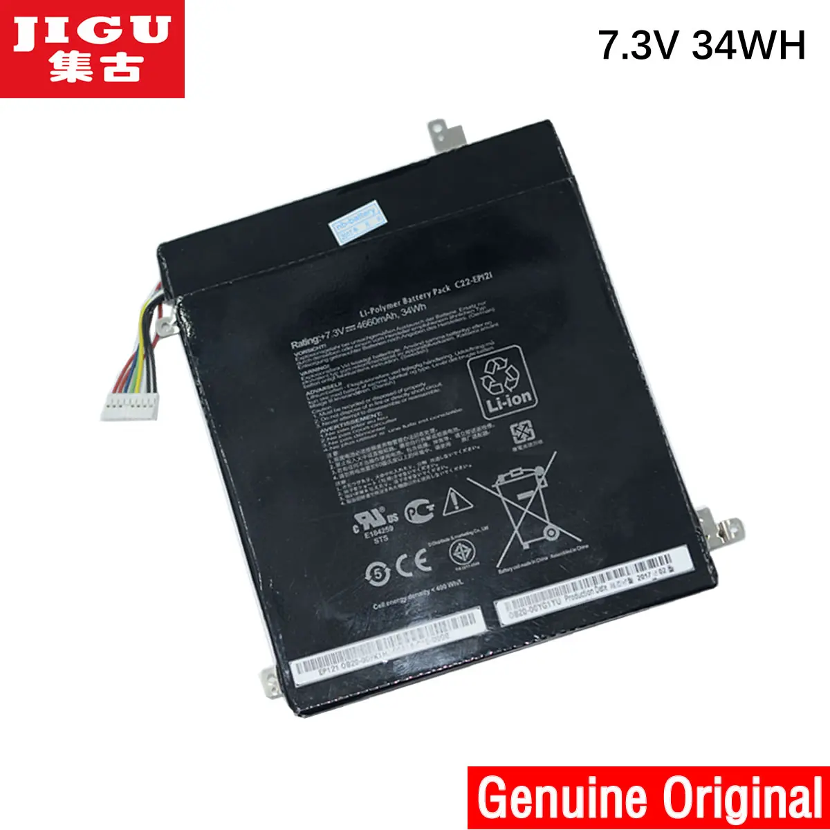 

JIGU Original Laptop Battery C22-EP121 For ASUS For Eee Pad B121 Tablet PC Series Slate EP121 B121-A1 EP121