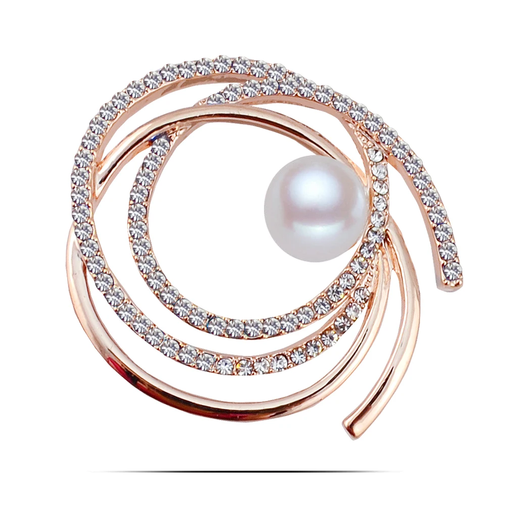 Zhen томоми простой элегантный и щедрый круглый кристалл имитация жемчуга шарф