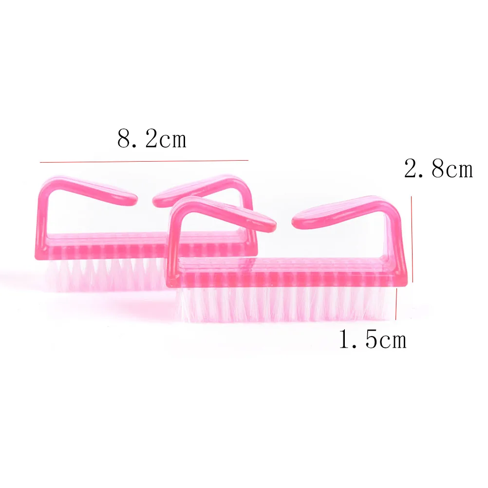 1 шт. кисть для очистки ногтей пилка маникюра и педикюра мягкий инструмент