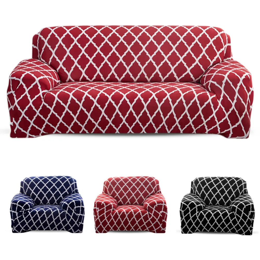 3 цвета эластичный чехол для дивана гостиной спандекс растягивающийся 1/2/3/