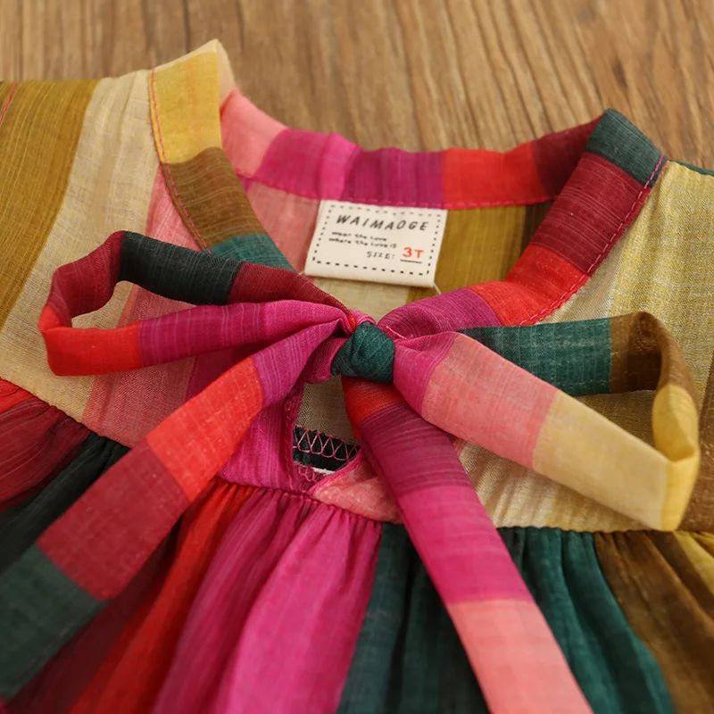 2018 New Spring Girl Net Yarn Long-sleeves Dress Lace Princess Kids Cotton Button Decoration Dresses For Party Girls | Детская одежда и