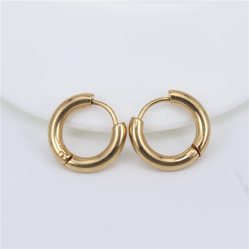 Outer diameter 26mm 16 мм 22 мм 26 мм 31 мм наружный диаметр и 2,5 мм ширина круглая проволока маленькие серьги-кольца для мужчин и женщин и детей LH667 - Окраска металла: Outer diameter 26mm