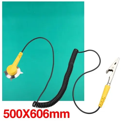 LIXF Зеленый Настольный Антистатический ОУР коврик для заземления 500x606 мм + шнур |