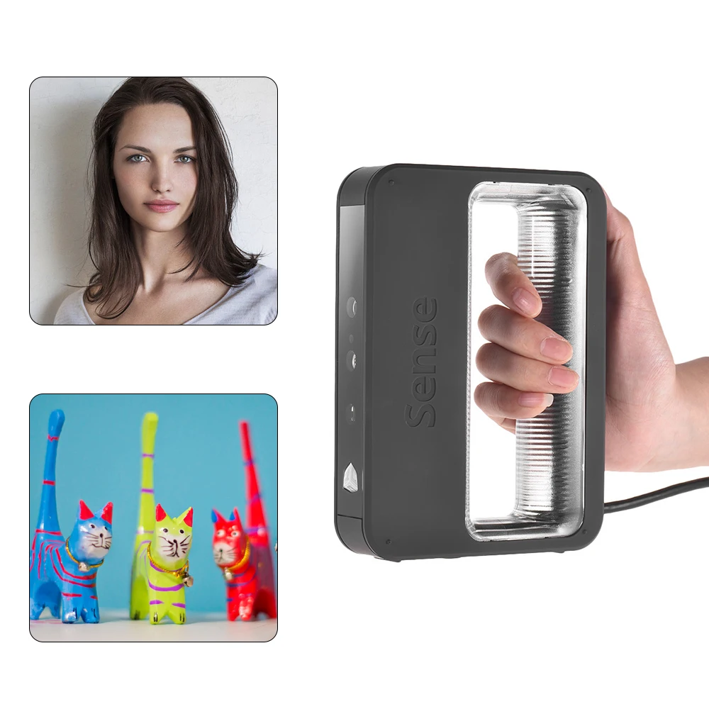 3D системы Sense 2 ручной 3D сканер Высокая точность USB подключение для дизайна исследования ремесел обработки 3D сканер