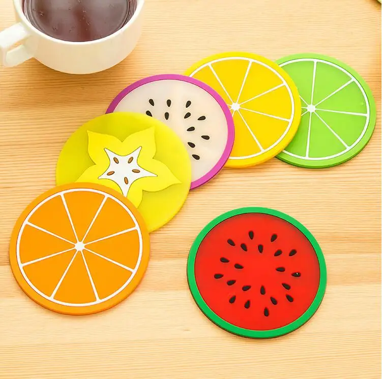 2 шт. Lytwtw's силиконовый коврик для стола в виде фруктовой чаши|table mat|coaster drinkpad coaster
