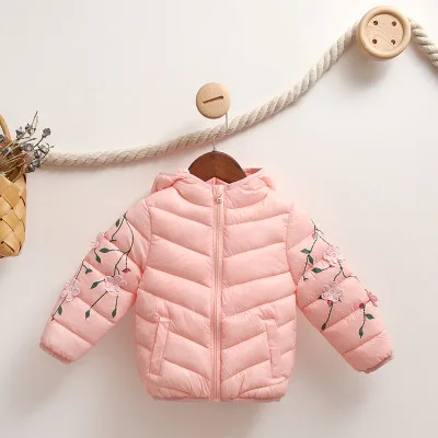 Новинка зимы 2018 теплое тонкое пуховое хлопковое пальто для мальчиков и девочек