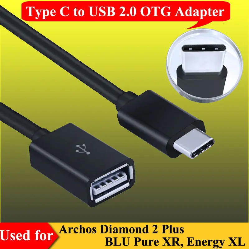 Type-C USB 3 1 к 2 0 адаптер типа OTG Type C кабель для передачи данных разъем BLU Pure XR Energy XL Archos