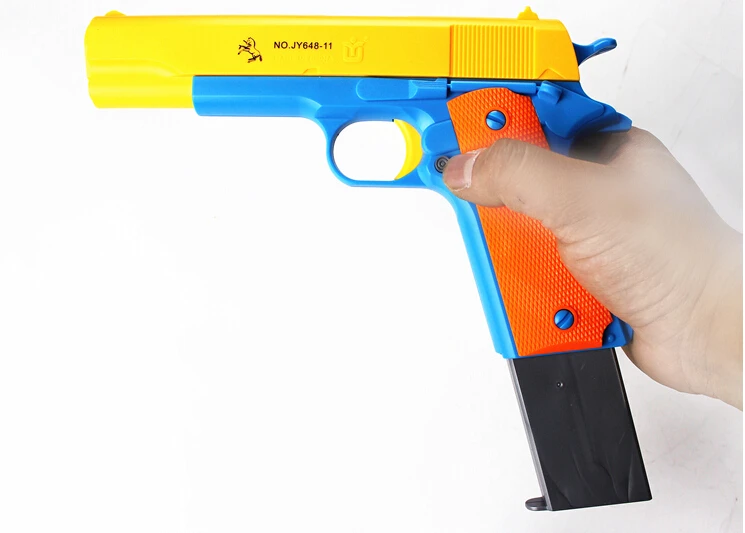 Zhenduo игрушка 1 шт. классический m1911 игрушки Пистолет Маузер детская игрушка пистолеты мягкая пуля пистолет пластиковый револьвер дети забавная игра на открытом воздухе