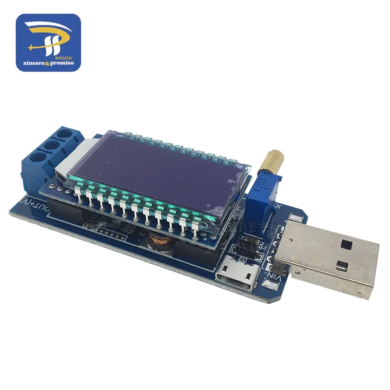 DC-DC 5 В до 3,5 В/9 В/12 В lcd USB повышающий/понижающий Настольный модуль питания Регулируемый повышающий понижающий преобразователь вольтметр из 1,2 В-24 В