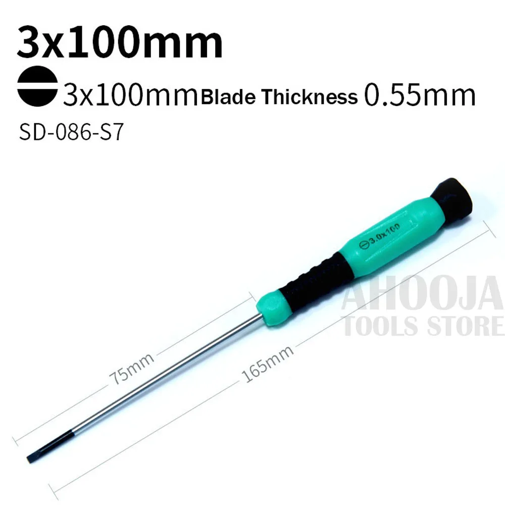 Pro'sKit Многофункциональный щелевой Phillips Ремонт Открытые Инструменты Отвертки для iPhone samsung Galaxy DIY телефон часы игрушка - Цвет: SD-086-S7