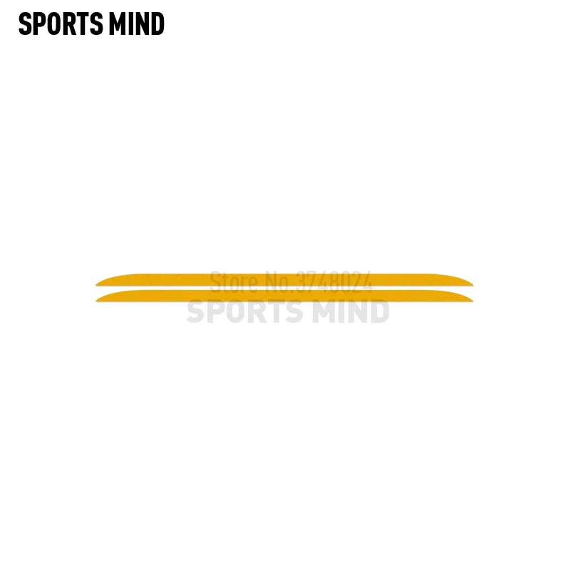 2 шт. настраиваемый боковой двери полосой колеса автомобиля Стикеры наклейка