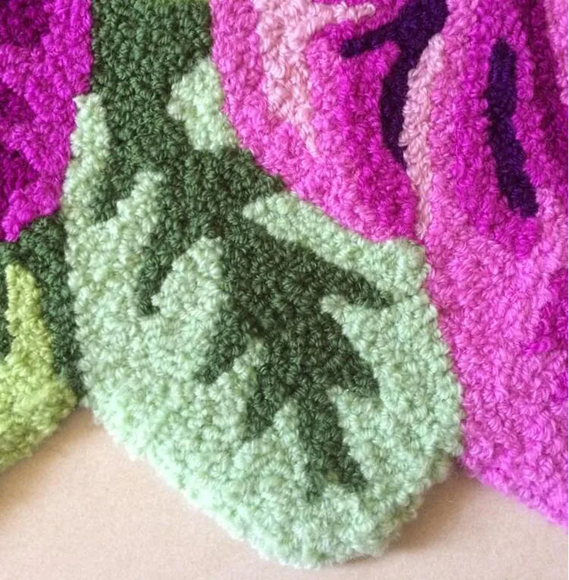 3 гетероморфный фиолетовый розовый ковер неправильный цветочный пол коврик для