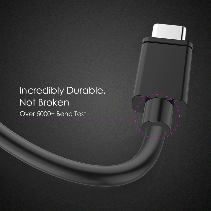Кабель USB Type-C для быстрой зарядки шнур передачи данных Type-c Samsung S9 S8 Note 8 Xiaomi mi6 Huawei