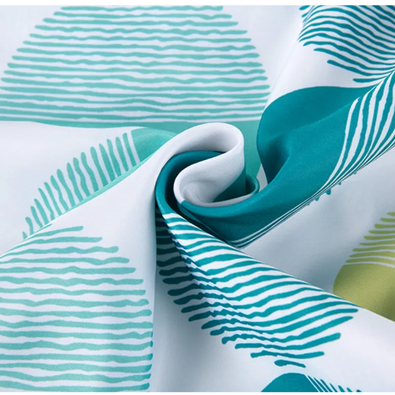 Душевая занавеска DUNXDECO для ванной комнаты быстросохнущая европейские яркие