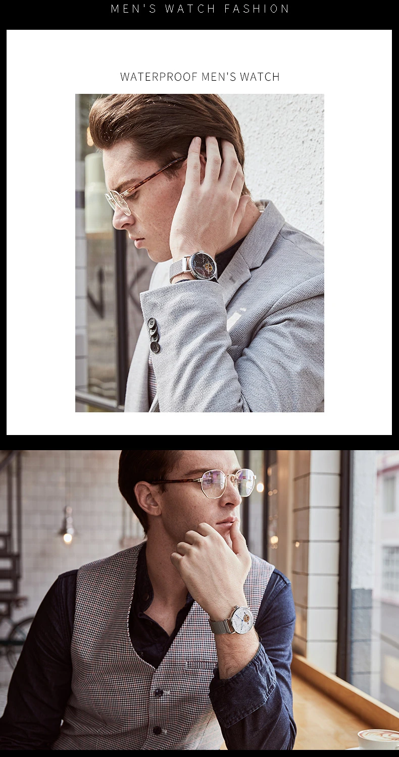 Reloj Hombre GUANQIN автоматические механические часы для мужчин Роскошные маховик нержавеющая сталь водостойкие Mekanik коль Saati