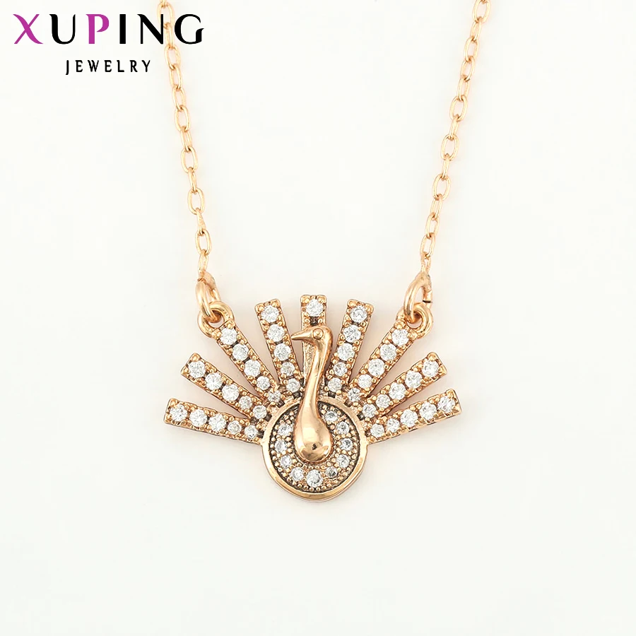 Xuping Jewelry Fashion Animal Style Gold Color Plated Pendant Necklaces for Women 42821 | Украшения и аксессуары