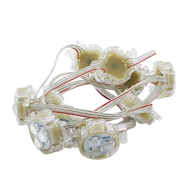 SZYOUMY DC12V светодиодный модуль открытые точечный источник света 3 светодиодный s 5050 SMD RGB Водонепроницаемый IP67 30 мм Диаметр белый/синий/зеленый/красный 100 шт