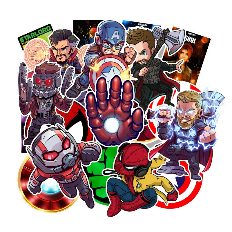 95 шт. наклейки на велосипед Marvel, Мстители, герои, ПВХ Наклейки на колеса скутера, наклейки на колеса, наклейки на велосипед, декоративные велосипедные лампы