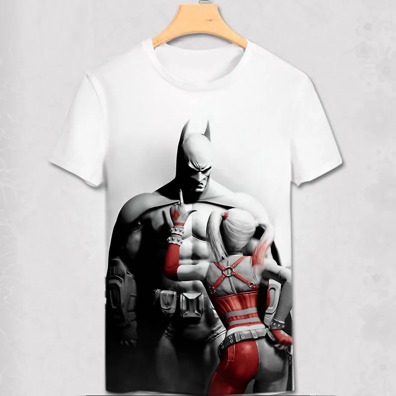 Новые модные футболки с Бэтменом Супермен Мужская футболка коротким рукавом