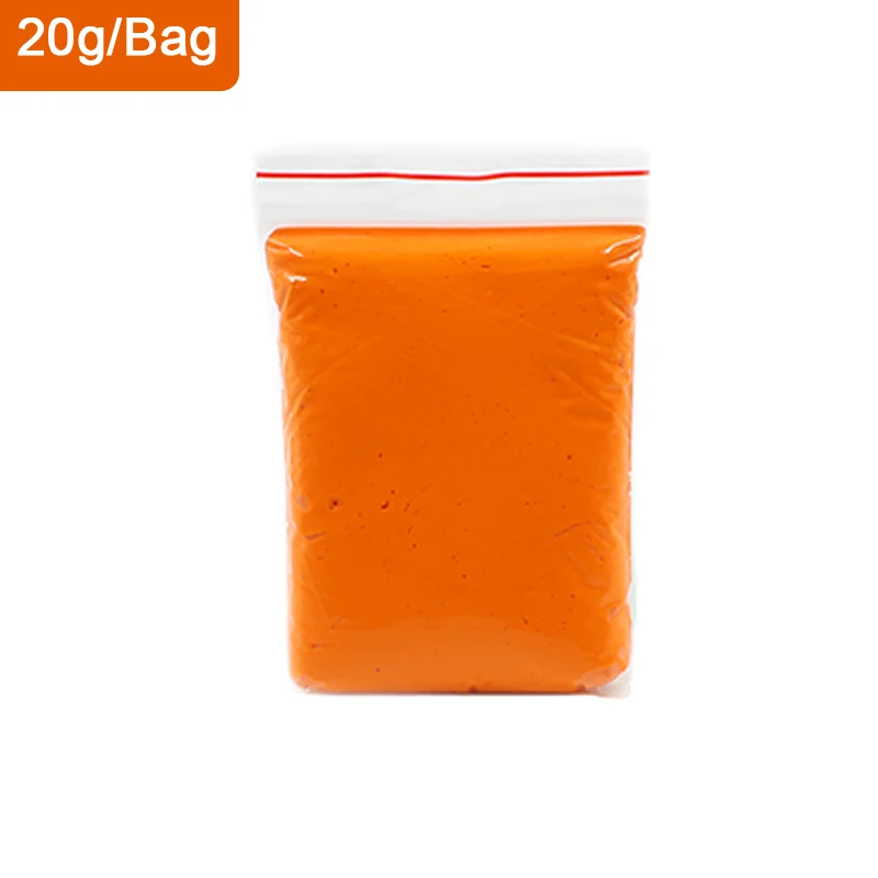 Orange Slime Детские игрушки слизи пушистая пена глина 15 цветов талисманы слизи Мяч Комплект мягкая полимерная глина DIY антистресс игрушки для детей - Цвет: Orange Slime
